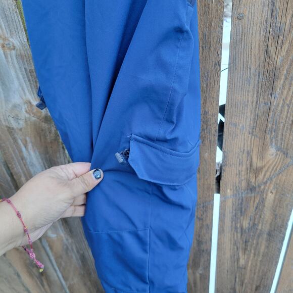 All In Motion Boys Blue Snow Bib Size 8/10 - Picture 3 of 9